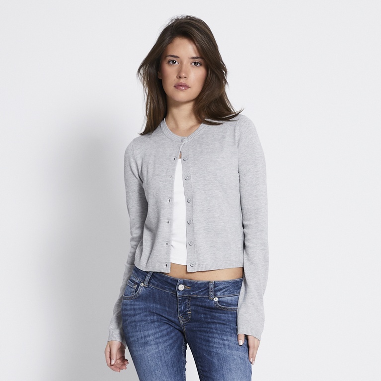 Fine-knit cardigan "Stine"